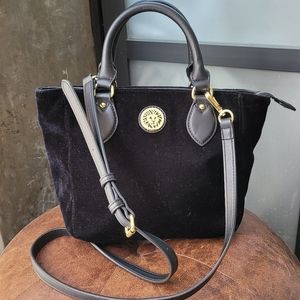 ANNE KLEIN Velvet Handbag